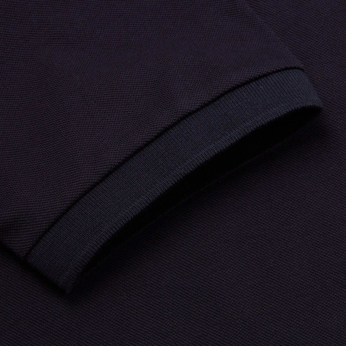 Quantock Polo in Navy with Red Motif