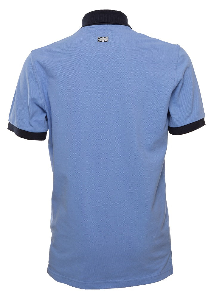 Quantock 2014 Cornflower Contrast Polo